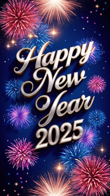 Happy new year 2025 design