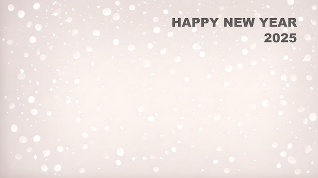 Happy new year 2025 Dreamy Confetti Drops background wallpaper