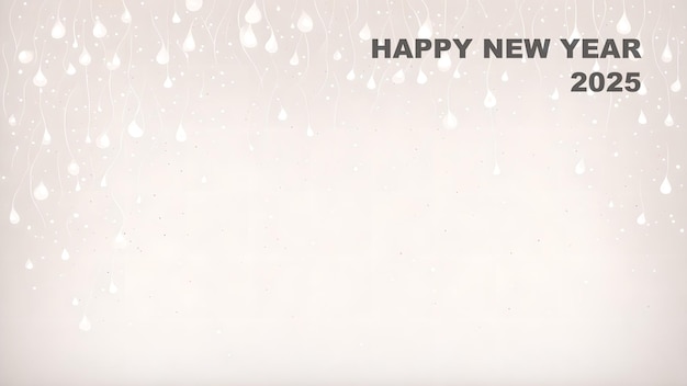 Photo happy new year 2025 dreamy confetti drops background wallpaper