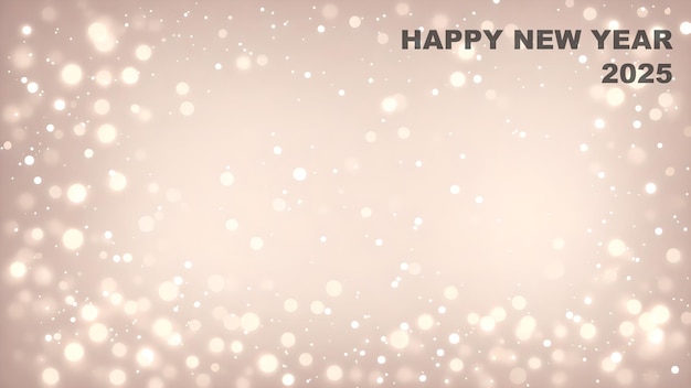 happy new year 2025 Glimmering Blurred Confetti background wallpaper