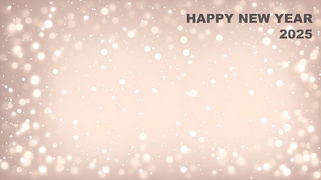 happy new year 2025 Glimmering Blurred Confetti background wallpaper