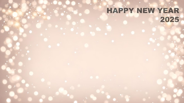 happy new year 2025 Glimmering Blurred Confetti background wallpaper