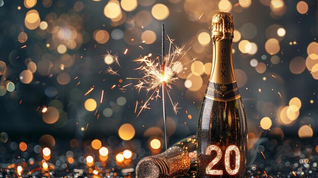 Happy New Year 2025 New Years Eve Party background