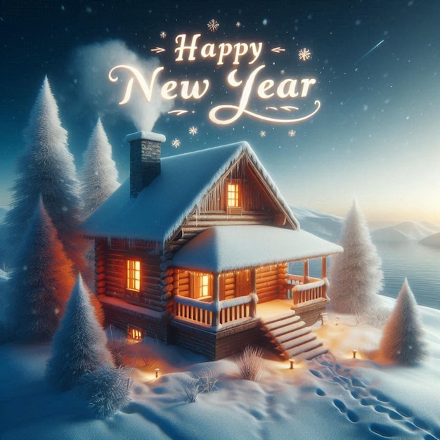 Happy new year background and design template