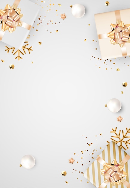 Happy new year banner or poster, atractive holiday background