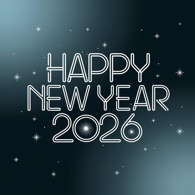 Photo happy new year latter or text design element clip art color full illustration new year celebration