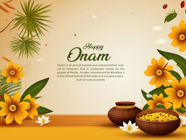 Photo happy onam