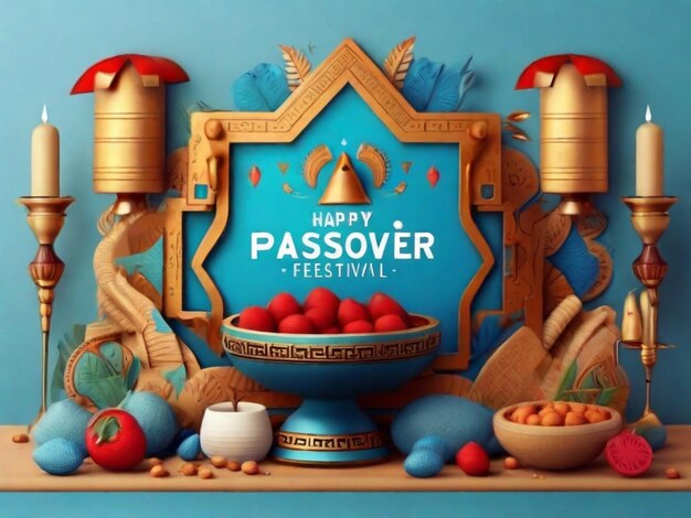 Photo happy passover banner