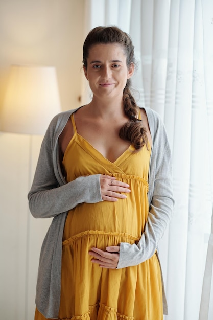 Happy Pregnant Woman