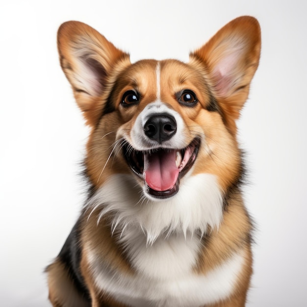 happy Puppy Welsh Corgi