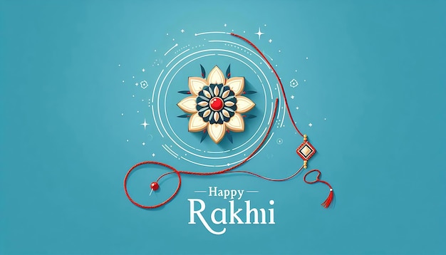 Photo happy rakhi design