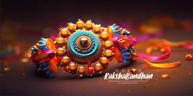 Happy Raksha Bandhan Indian Festival Celebration ai generated