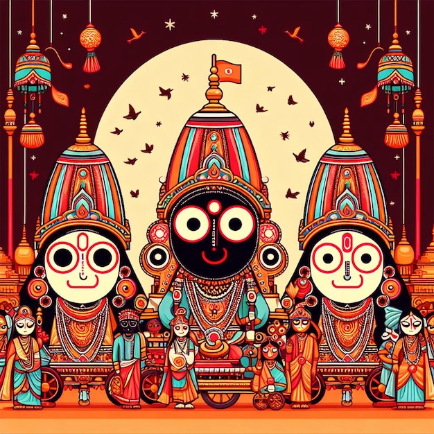 Happy rath yatra festival