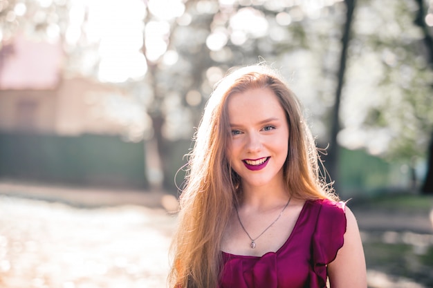 Happy smiling woman