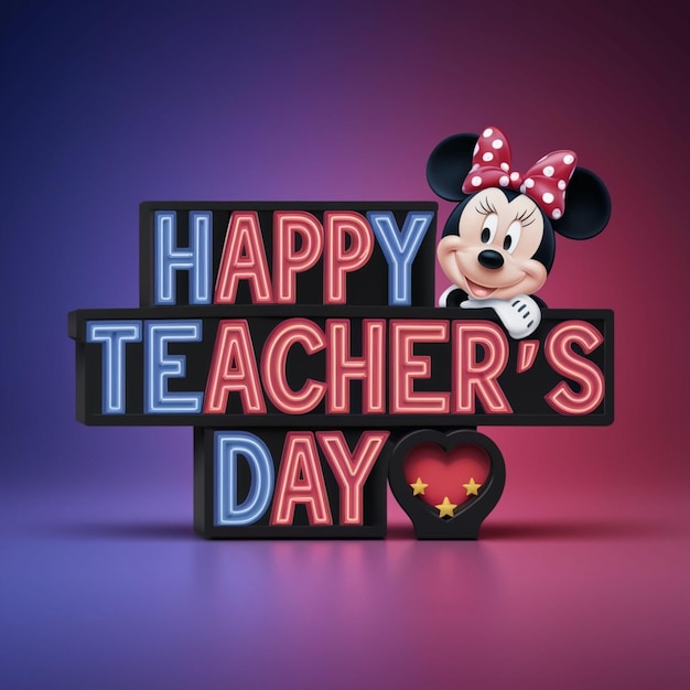 happy teacher day book black board teacher day card