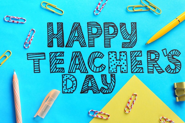 Photo happy teachers day background 103