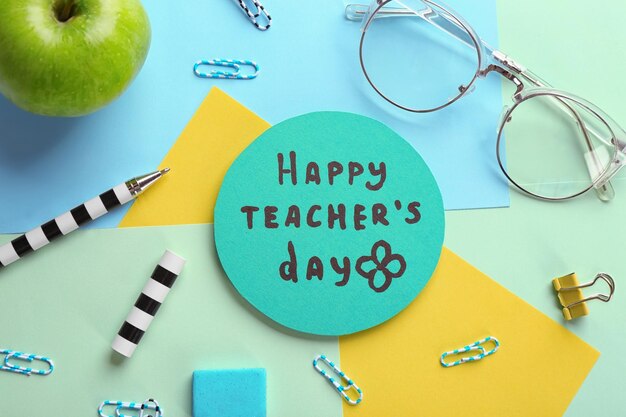 Photo happy teachers day background 181