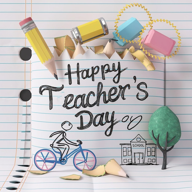 Photo happy teachers day