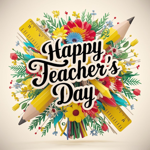 Photo happy teachers day