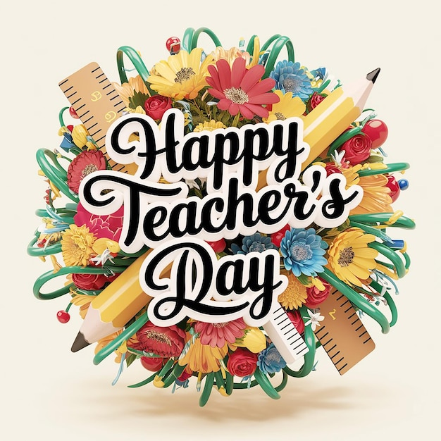 Photo happy teachers day