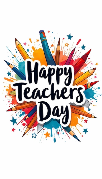 Photo happy teachers day