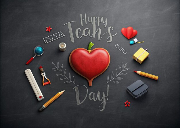 Photo happy teachers day