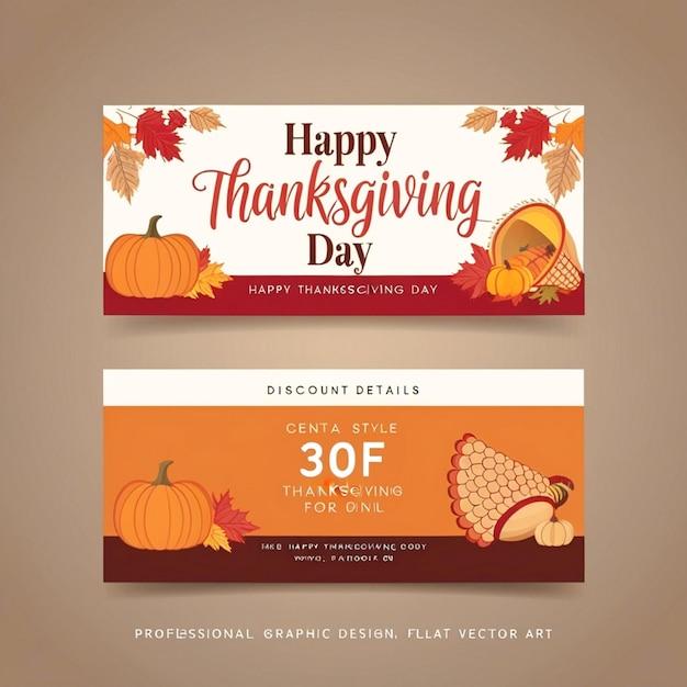 Photo happy thanksgiving day discount card design