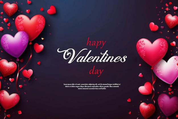 happy valentines day romantic celebration