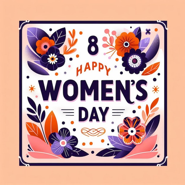 Happy Womens day banner Womens day poster design