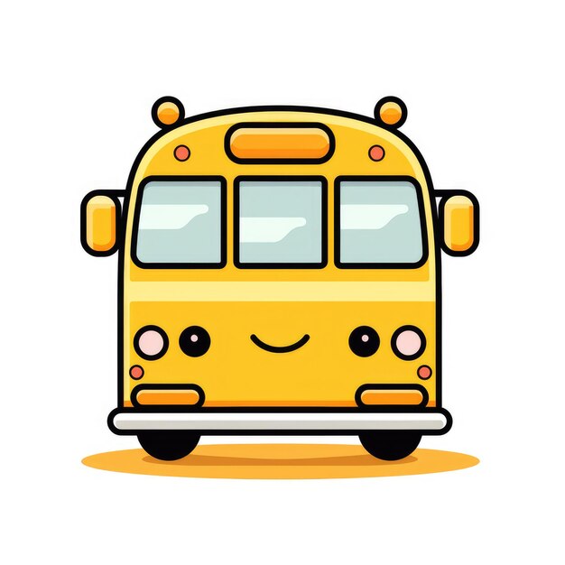 Happy Yellow School Bus