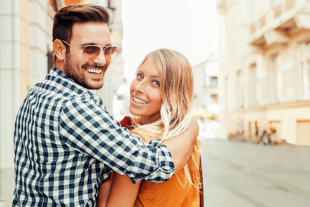 Happy young couple