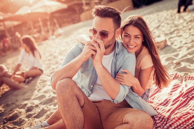 Happy young couple