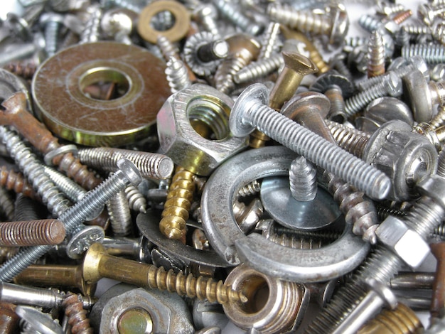 Hardware bolts and nuts