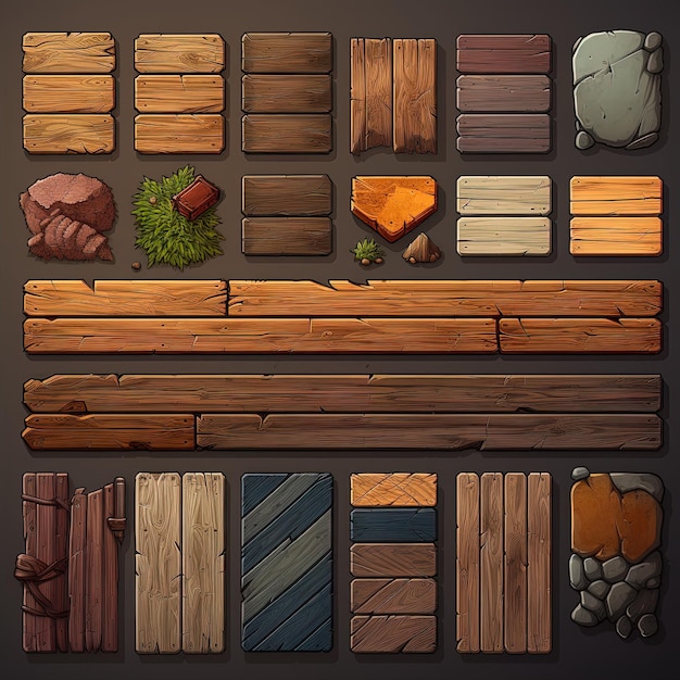 Hardwood Flooring Game Assets