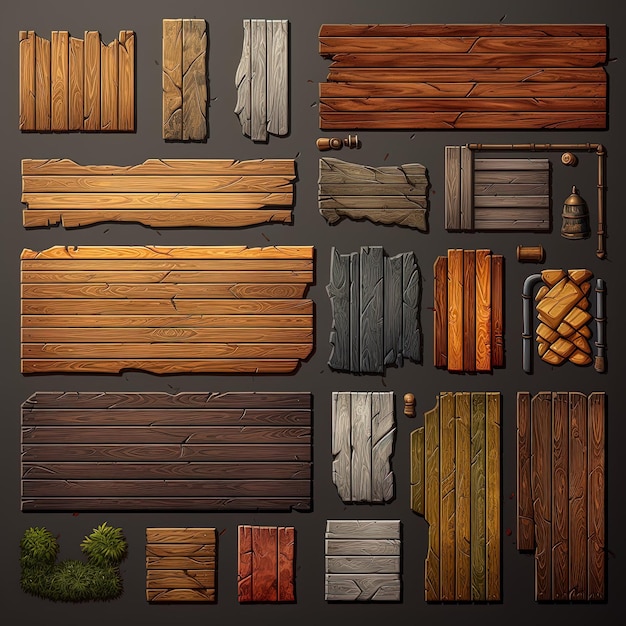 Hardwood Flooring Game Assets