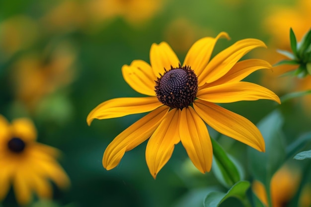 Hardy Black eyed susan flower Generate Ai