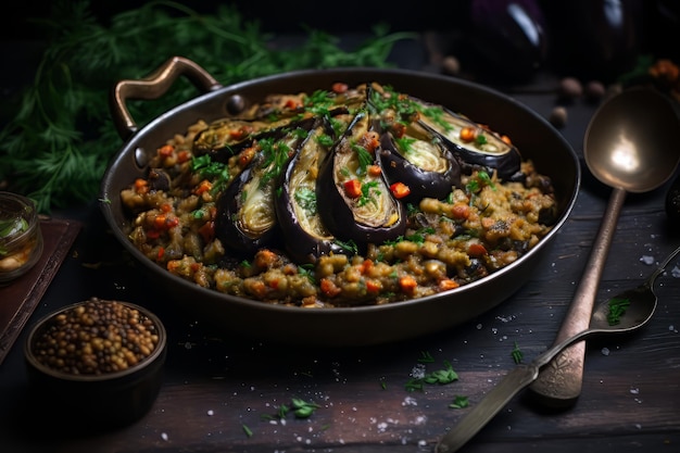 HarissaRoasted Eggplant With Fried Capers christmas