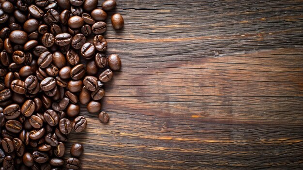 Harmonious Symphony of Aromatic Riches A Mesmerizing Mound of Coffee Beans Rests on a