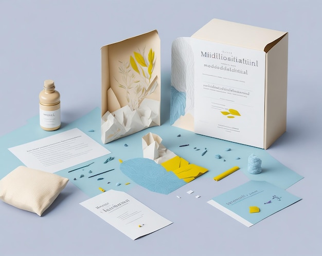 Harmony Within Inclusive Meditation Packaging Mockup