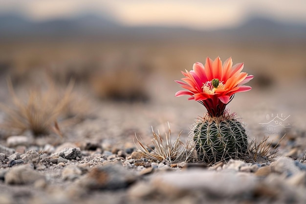 Harsh Midday Sun of a Desert Landscape