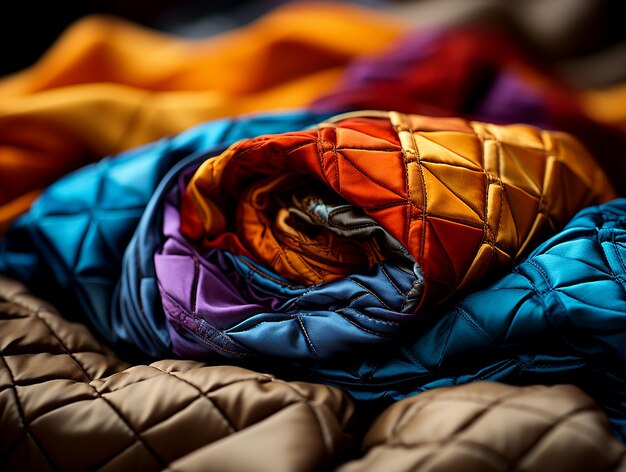 harsha3845 A still life shot of a colorful quilt showcasing t ab10cb6701174fd4ad41b1131a1f6a19 2