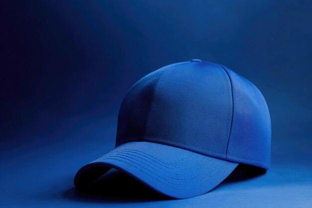 Photo hat cap blue sport canvas