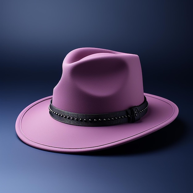 Hat on a purple background Mock ups