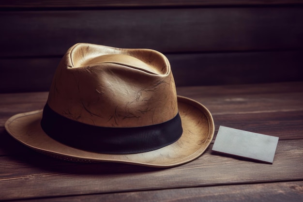 A hat with a phone next to it that says'hat'on it