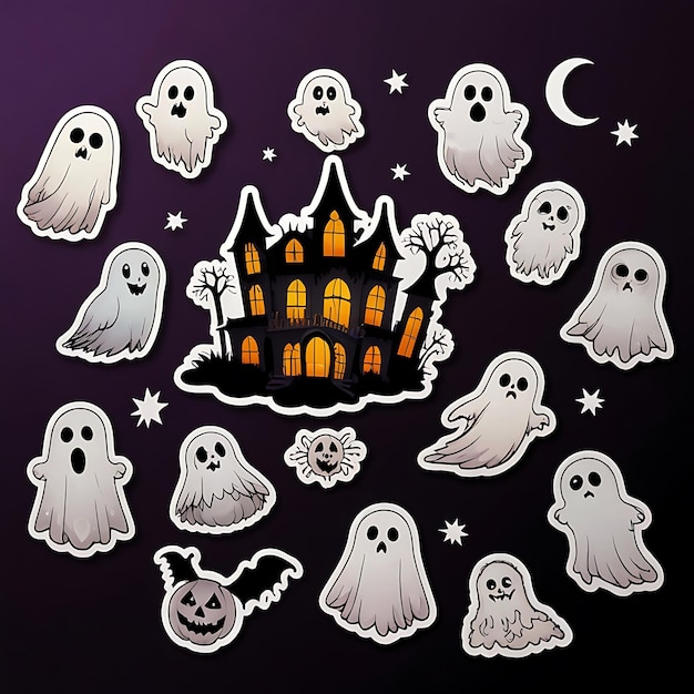 Haunting Good Time The Ultimate Halloween Sticker Pack for Fans of Halloween