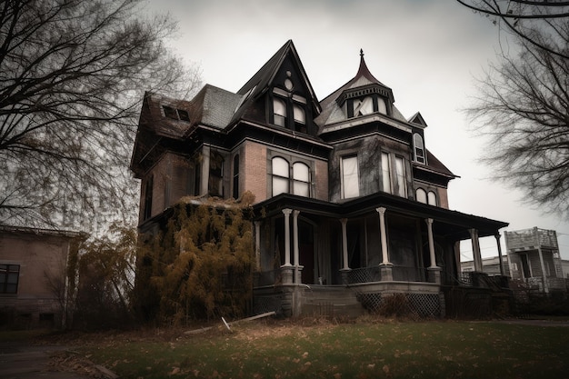 Hauntings on the rise with new property values and crime rates in decline created with generative ai