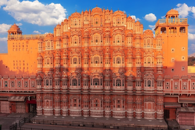 Hawa Mahal Palace, part of the City Palace Complex of Jaipur, Rajasthan, India.