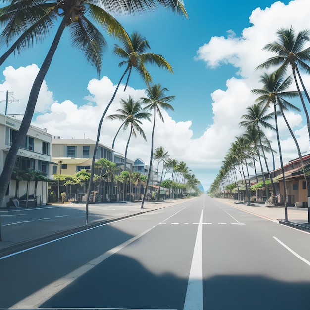 hawaii street and summer scenes