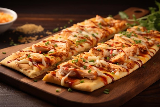 Hawaiian BBQ Chicken Flatbread