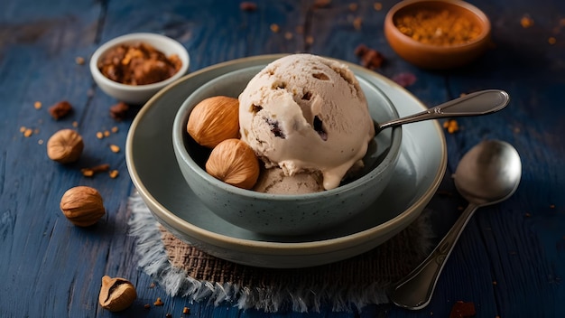 Hazelnut Praline Ice Cream